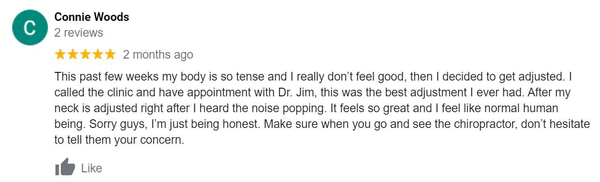 Chiropractic LaGrange GA Connie 5 Star Review Chiropractic LaGrange GA Connie 5 Star Review