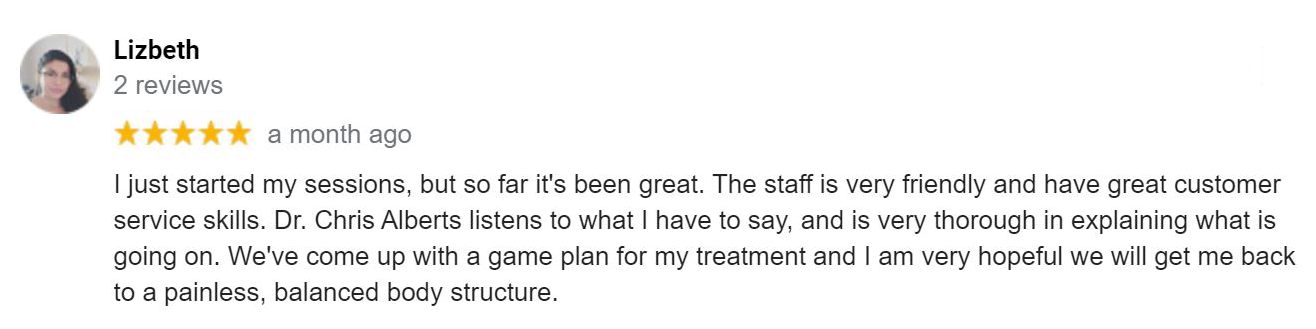 Chiropractic LaGrange GA Lizbeth 5 Star Chiropractic Review Chiropractic LaGrange GA Lizbeth 5 Star Chiropractic Review